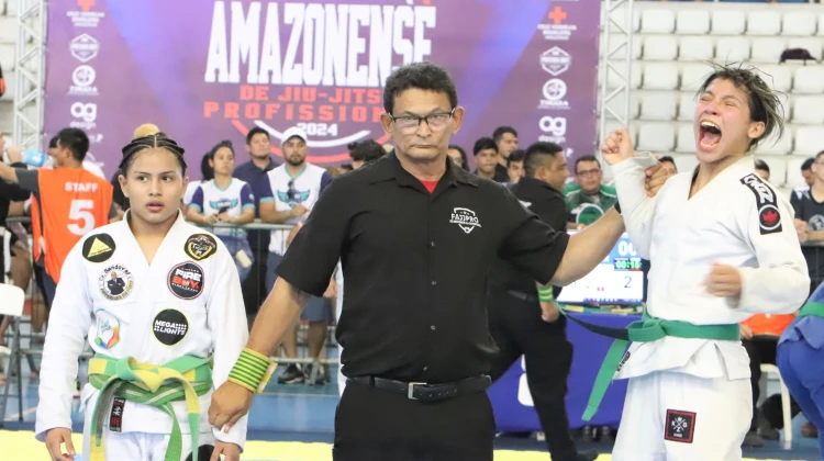 Samantha Galega fatura dois ouros no Amazonense de Jiu-Jítsu Pro, em Manaus - Foto: Agência Emanuel Sports & Marketing