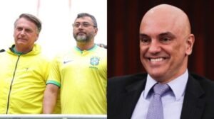 Foto Wilson e Bolsonaro: Reprpdução Instagram/Foto Alexandre Moraes: Internet
